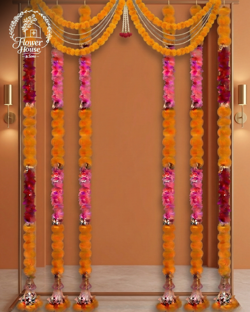 Marigold Flower Garlands (Ladi)