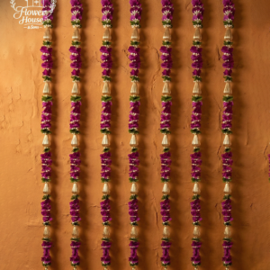 Purple Flower Garlands (Set of 6)