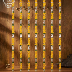 Marigold & Jasmine Flower Strings (Set of 6)