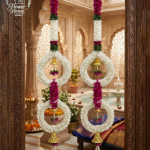 Premium 5ft Artificial Floral Door Hanging (Set of 2)