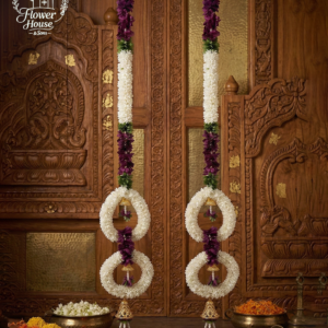 Artificial Flower Hanging Toran / Garland (Ring No. R 803) - Pack of 2