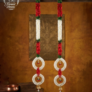 Ring No. R-803 | Decorative Artificial Flower Toran/Latkan for Home Decor (Set of 2)