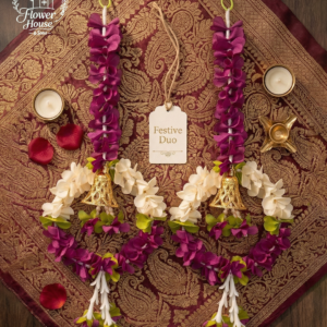 Festive Floral Wall Hanging / Toran (Pack of 2)