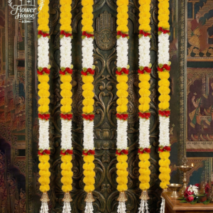 Karishma Artificial Marigold & Jasmine Door Hanging (Toran)