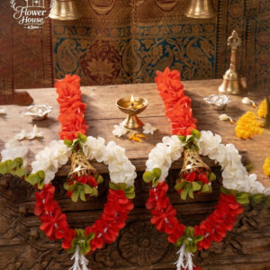 Premium Decorative Floral Ring Toran / Door Hanging (Set of 2)